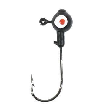 Джиг головка крашеная "Шар", Вес: 10 гр. Цвет: черный